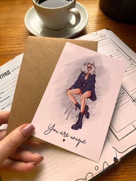 Листівка &laquo;You are unique&raquo; 18022 фото